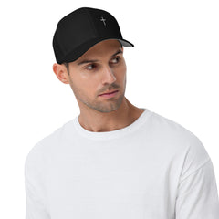 ✝ 1 Peter 3:18 Fitted Twill Cap