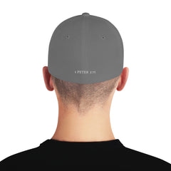 ✝ 1 Peter 3:15 Fitted Twill Cap