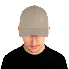 ✝ John 16:33 Fitted Twill Cap