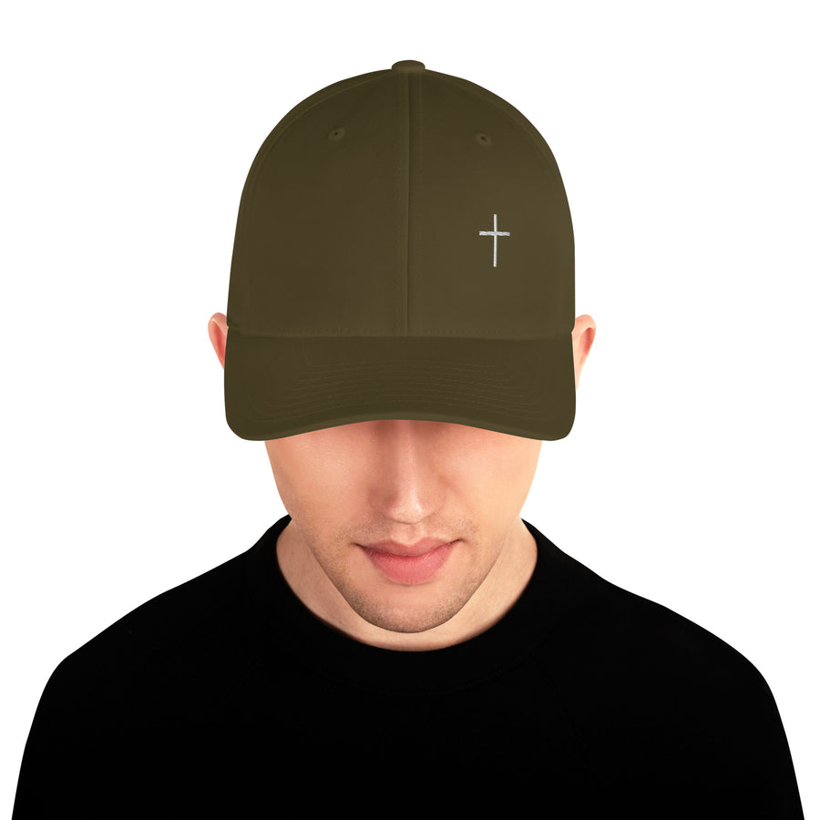 ✝ John 14:27 Fitted Twill Cap