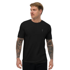 Simple Cross ✝ Tee (Grey Print)