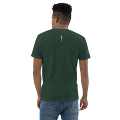 ✝ John 15:13 Tee (White Print)