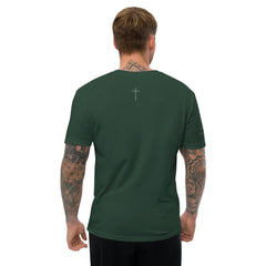 ✝ John 15:13 Tee (Grey Print)