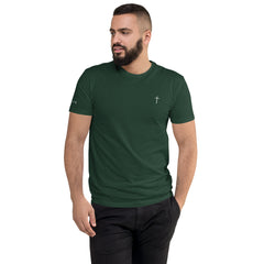 Simple Cross ✝ Tee (White Print)