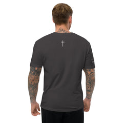 ✝ John 3:16 Tee (White Print)