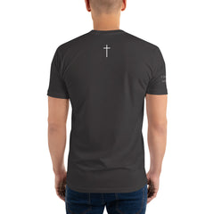✝ Matthew 11:28 Tee (White Print)
