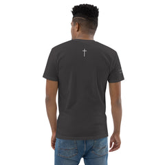 ✝ Matthew 4:19 Tee (White Print)