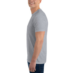 Apostle Tee — Right Sleeve — Heather Grey / White Print
