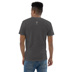 ✝ John 15:13 Tee (White Print)