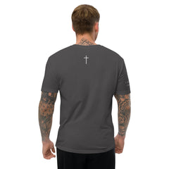 1 Peter 3:18 Tee (White Print)