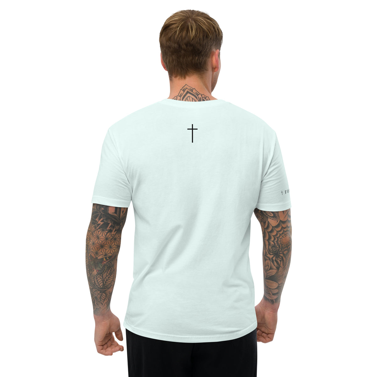 Daily Cross ✝ Tee (Black Print)