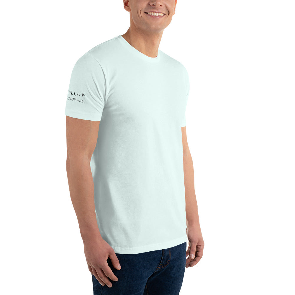 ✝ Matthew 4:19 Tee (Black Print)