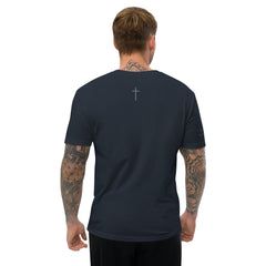 ✝ Matthew 5:44 Tee (Grey Print)