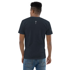 ✝ Matthew 4:19 Tee (White Print)