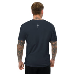 1 Peter 3:18 Tee (White Print)