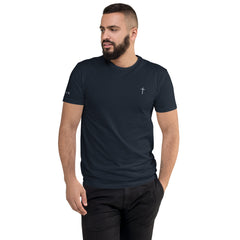 Simple Cross ✝ Tee (White Print)