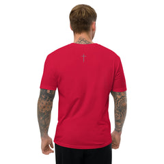Simple Cross ✝ Tee (Grey Print)