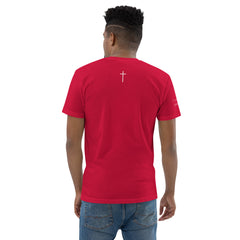 ✝ John 15:13 Tee (White Print)