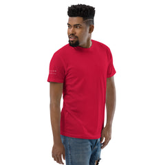 ✝ Matthew 4:19 Tee (White Print)